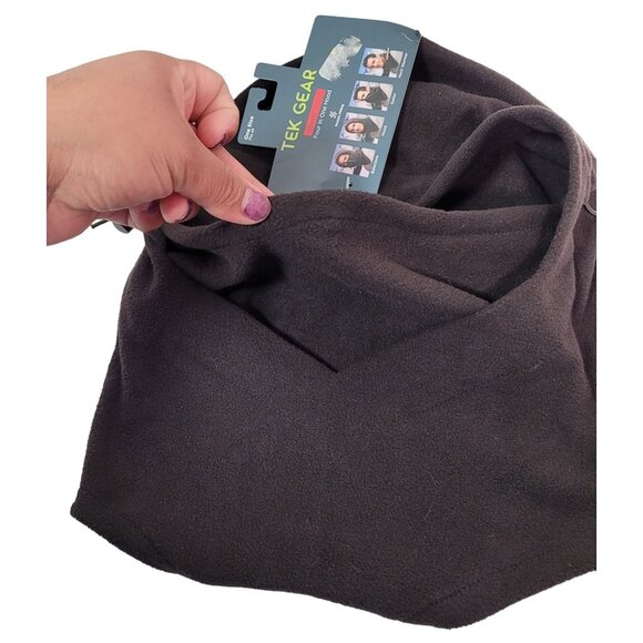 Tek Gear Men's 4-In-1 Hood, Neck Warmer  Gaiter Hood One Size  Black - Picture 2 of 7